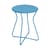 Sgabello Cocotte metallo blu / Tavolino d'appoggio - H 45 cm - Fermob