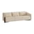 Sofa Timber textil beige / 4-Sitzer - L 260 cm - KANN DESIGN