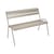 Bank mit Rückenlehne Monceau metall beige / 2- bis 3-Sitzer - L 116 cm - Fermob