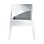 Fauteuil empilable Toy plastique blanc / Philippe Starck, 1995 - Driade