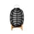 Lampada solare da esterno Tika Large materiale plastico fibre nero / Lanterna LED - H 69 cm - Vincent Sheppard