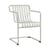 Poltroncina da pranzo Palissade Cantilever metallo grigio / Grande - Hay