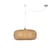 Suspension Palawan fibre végétale beige bois naturel / Bambou - Ø 60 cm - GOOD&MOJO