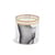 Verre Toiletpaper - Two of spades verre multicolore / H 8,5 cm - Seletti