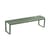 Bellevie Bench metal green L 161 cm - Fermob