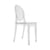 Chaise empilable Victoria Ghost plastique transparent / Polycarbonate 2.0 - Philippe Starck, 2005 - Kartell