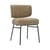 Chaise rembourrée Abby tissu beige - NV GALLERY
