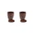 Out of Lines Eggcup ceramic brown / Set of 2 - Serax