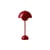 Lampada da tavolo Flowerpot VP3 metallo rosso / H 50 cm - By Verner Panton, 1968 - &tradition
