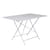 Klapptisch Bistro metall weiß / 117 x 77 cm - 6 Personen - Sonnenschirmloch - Fermob