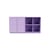 Buffet Pair legno viola / L 139,2 x P 38 x H 72,6 cm - MONTANA