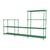 Étagère Montana Free 312000 bois vert / L 203.4 x P 38 x H 109.9 cm - MONTANA