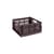 Panier Colour Crate plastique rouge Medium Square / 29,5 x 29,5 cm - Hay