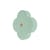 Patère Andrée bois vert Small / Ø 7 cm - Hartô