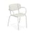 Mom Stackable armchair metal white / Metal - Emu