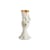 Vaso Gilded I-Scream ceramica bianco oro / Ø 7 x H 18 cm - Jonathan Adler