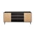 Buffet Essence bois noir / L 180 x H 75 cm - rotin - Maison Sarah Lavoine