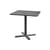 Klapptisch Darwin schwarz metall / 80 x 80 cm - Emu