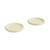 Barro Dessert plate ceramic green / Ø 18 cm - Set of 2 - Hay