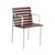 Fauteuil de repas Traverse bois marron / Bouroullec - Hay