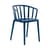 Fauteuil empilable Venice plastique bleu - Kartell