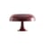 Lampada da tavolo Nesso materiale plastico rosso / Riedizione del 1967 - Ø 54 cm - Artemide