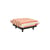 Pouf d'extérieur Paletti tissu orange / 90 x 90 cm - Fatboy