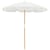 Sonnenschirm The Amalfi textil weiß / Ø 230 cm - - BUSINESS & PLEASURE