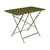Klapptisch Bistro metall grün / 97 x 57 cm - 4 Personen - Sonnenschirm Loch - Fermob