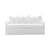 Canapé convertible Ghost 15 tissu blanc / 2 places - L 200 cm - Gervasoni