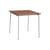 Traverse Rectangular table wood brown / 75 x 83 cm - Hay