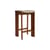 Sgabello alto Chisel 30 Low tessuto beige / Altezza 65 cm - Imbottitura in Tessuto - Hay