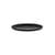Pleats Tray metal black / Ø 23 cm - Alessi