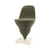Chaise rembourrée Gelato tissu vert - Moustache