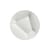 Dessertteller Silos 02 keramik weiß / Ø 24 cm – 2er-Set - Serax