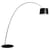 Lampadaire Twiggy LED Elle noir / H 259 à 267 cm - Foscarini