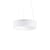 Sospensione Ronde tessuto bianco / LED - Ø 60 cm - Dix Heures Dix