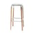 Tabouret de bar Steelwood métal blanc bois naturel / H 78 cm - Bouroullec, 2008 - Magis