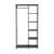 Valde Closet metal black / L 90 x D 40 x H 183 cm - Metal - Bloomingville