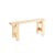 Banc Weekday bois naturel / L 111 cm - Hay
