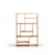Bücherregal M Small holz natur / Eiche massiv  - L 90 x H 139 cm - Ethnicraft