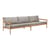 Canapé de jardin 4 places Jack Outdoor   / L 265 cm - Teck - Ethnicraft