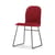 Chaise rembourrée Hi pad tissu rouge / Jasper Morrison, 1999 - Cappellini