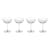 Unity - Dragonfly Champagne cup glass transparent / Set of 4 - Serax