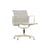 Drehsessel Aluminium Chair EA108 leder beige / Eames (1958) - Vitra