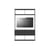 Easy Irony TV Bookcase metal black / Compo E - L 146 x H 226 cm - Zeus