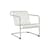 Fauteuil bas Palissade Cantilever Lounge métal gris - Hay