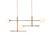 Copenhagen Pendant metal beige / L 97 cm - Mobile arms - It's about Romi