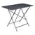 Table pliante Bistro métal gris noir / 97 x 57 cm - 4 personnes - Trou parasol - Fermob