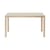 Table rectangulaire Workshop gris bois naturel / Linoleum - 130 x 65 cm - Muuto